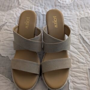 J. Crew Factory Wide Strap Espadrilles